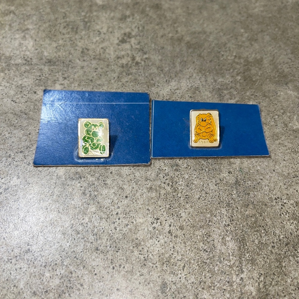Vintage Kodak Kolorkins Toy 1989 CLICK And Zoom Hat Lapel Pins